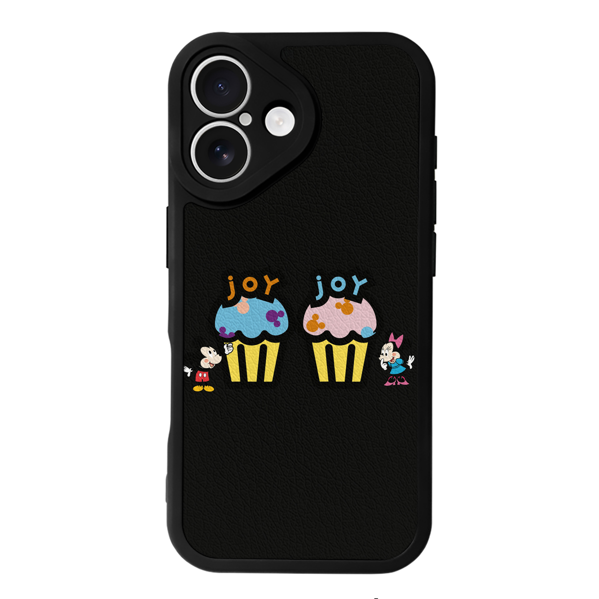 （画像用） ミッキーマウス Mickey Mouse 【iPhone 16シリーズ対応】シリコンスマホケース（レザー調） 材質：シリコン